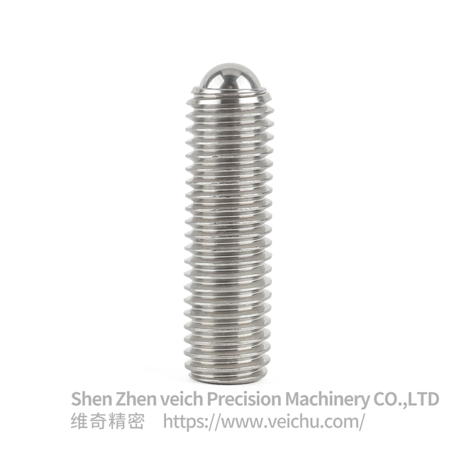 VCN419-SS Stainless Steel Threaded Type Ball Head Plunger