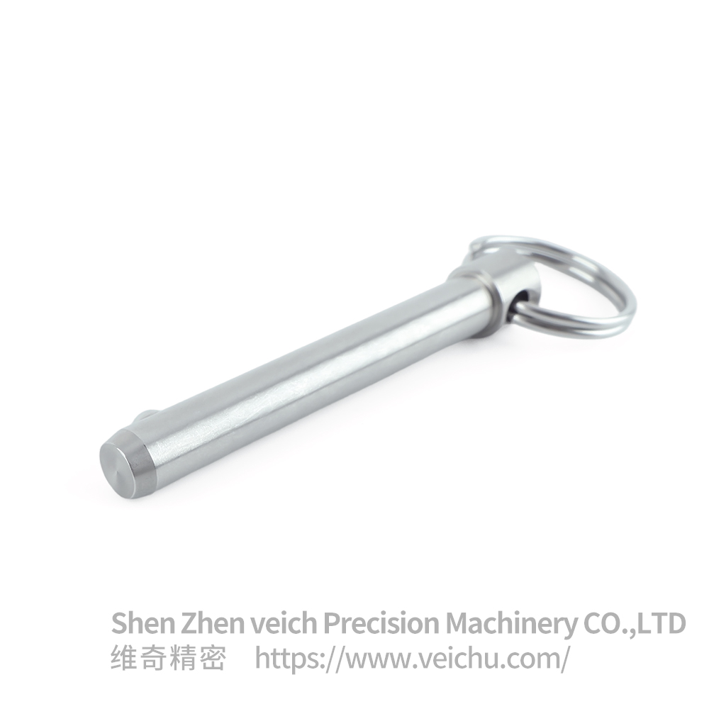  Stainless Steel Pull-ring Type Ball Lock Pin with Single Bead