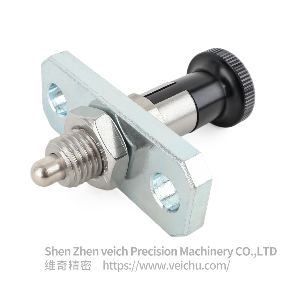 VCN242-CNK Stainless Steel Rest Position Type Spring Loaded Plunger with Flange