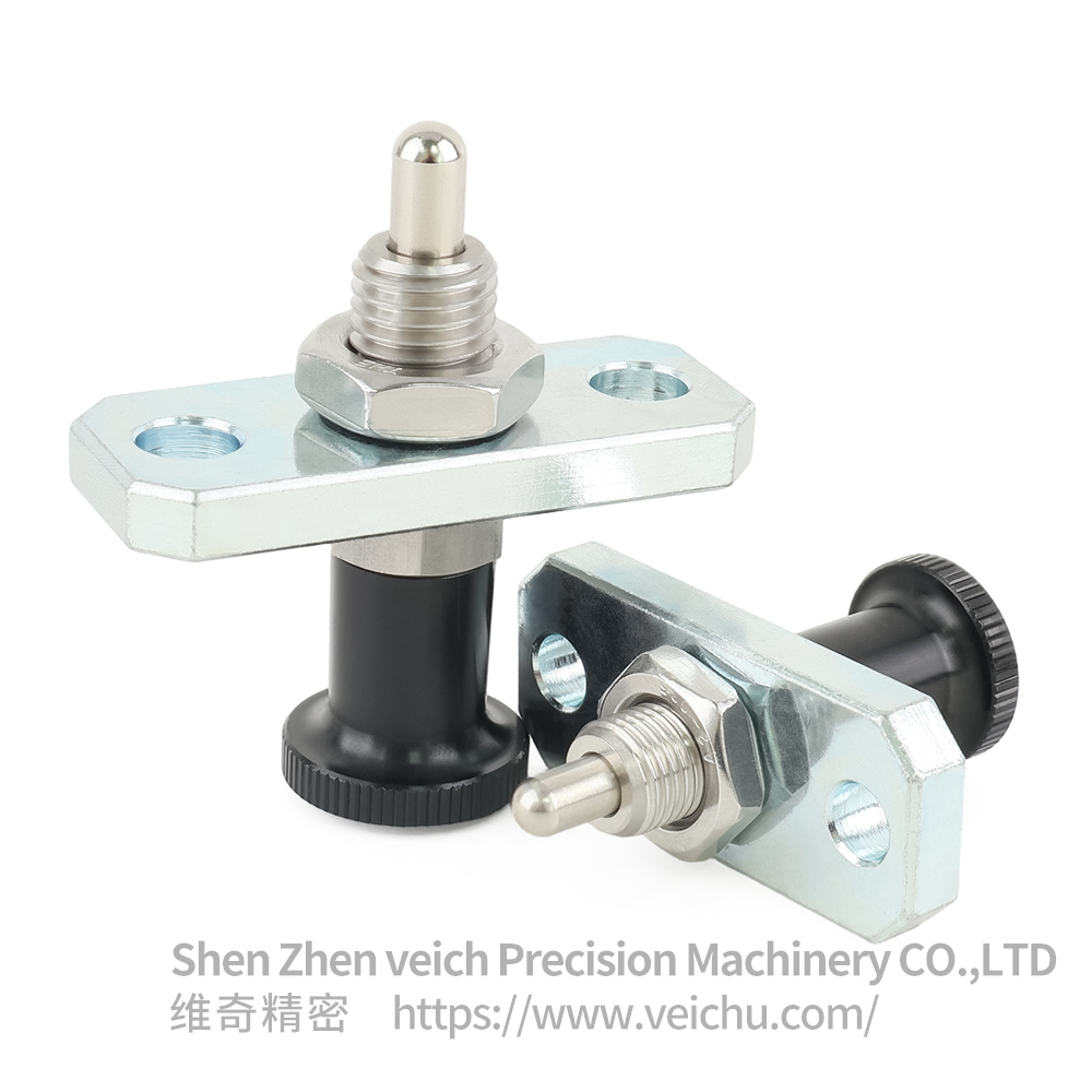 VCN242-BNK Stainless Steel Return type Spring Loaded Plunger with Flange