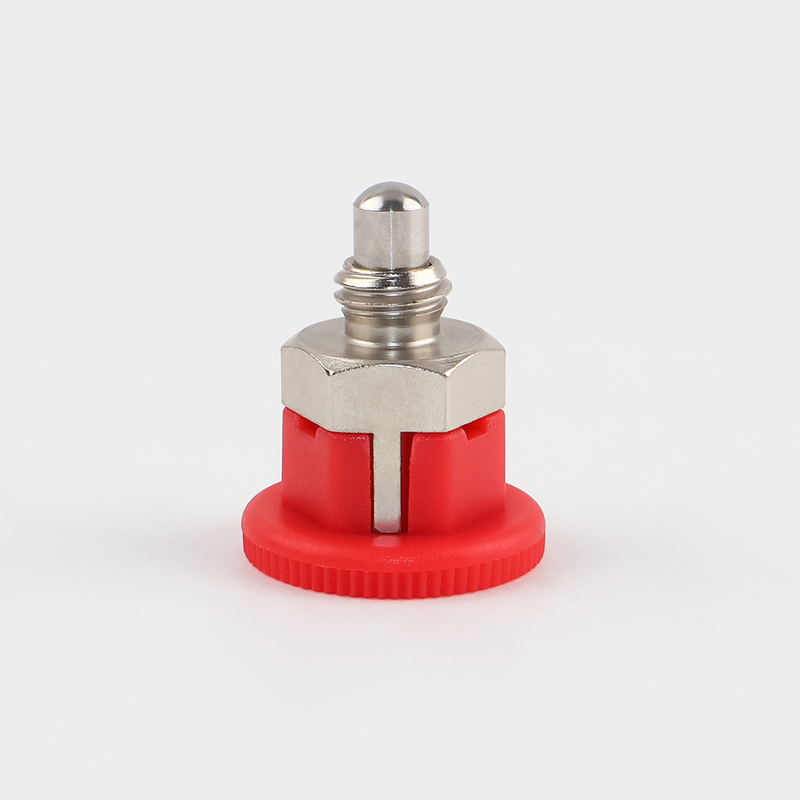 VCN213 Plastic Knob Indexing Plunger - Nickle Plating