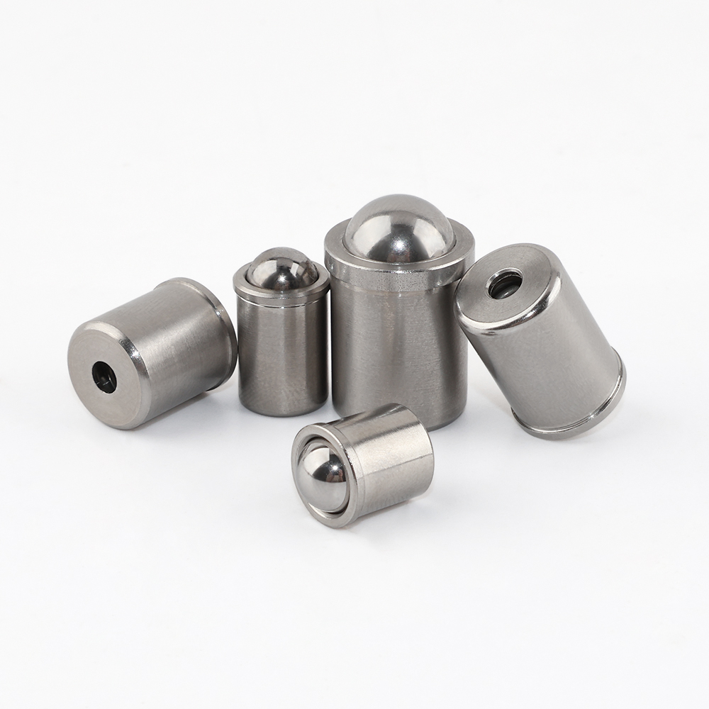 VCN410-S Stainless Steel Ball Plunger - Press Fit,Flange