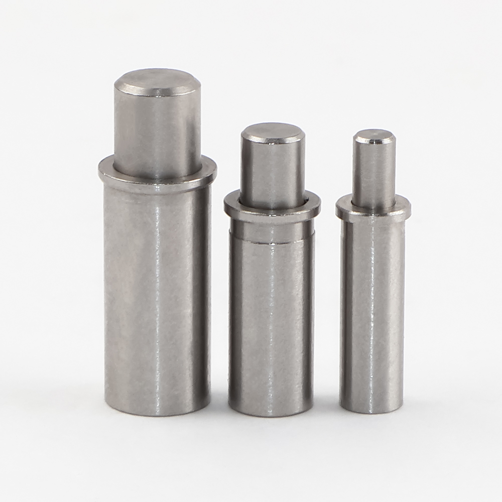 VCN510-F Flat Head Stainless Steel Spring Plunger - Smooth,Flanged