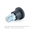 VCN218-C/MC Black Handle Carbon Stee Dowel Spring Loaded Plunger