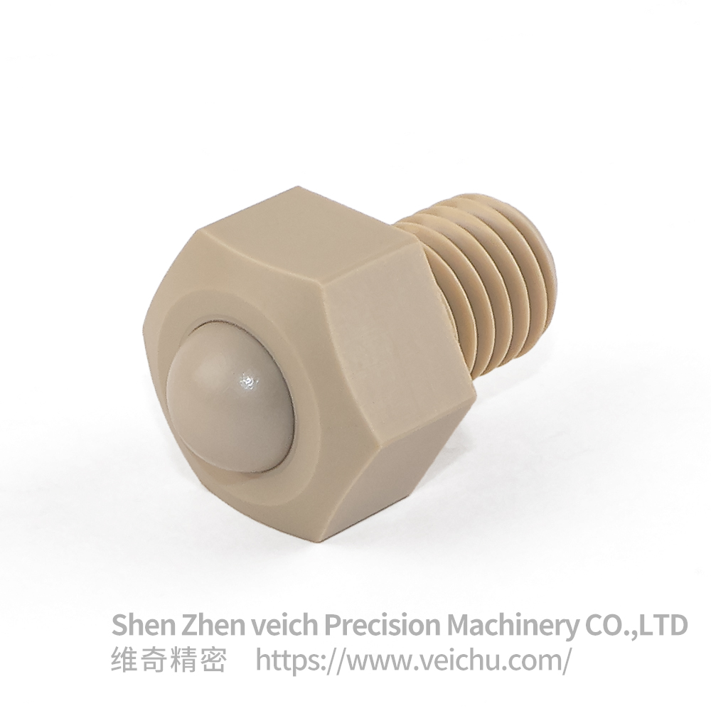 VCN324 PEEK Ball Rollers with Threaded Rod