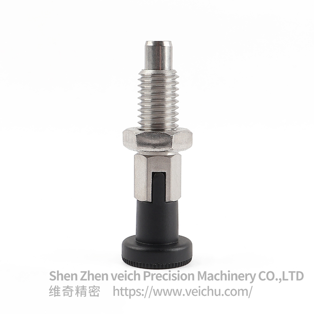 VCN217-YNK Gold Knob Stainless Steel Indexing Plungers