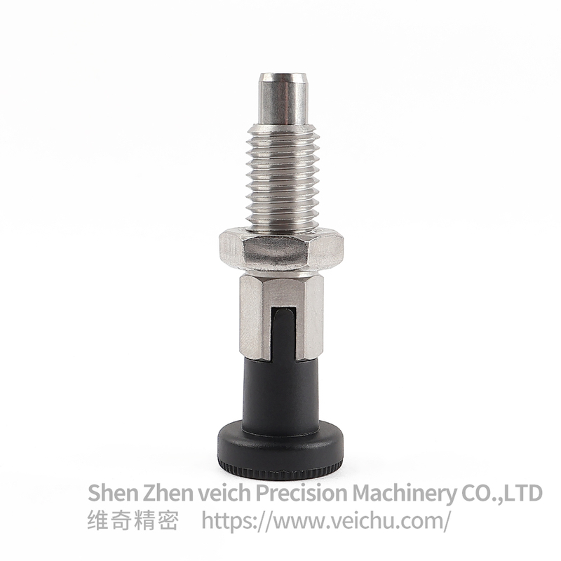 VCN217-YNK Gold Knob Stainless Steel Indexing Plungers