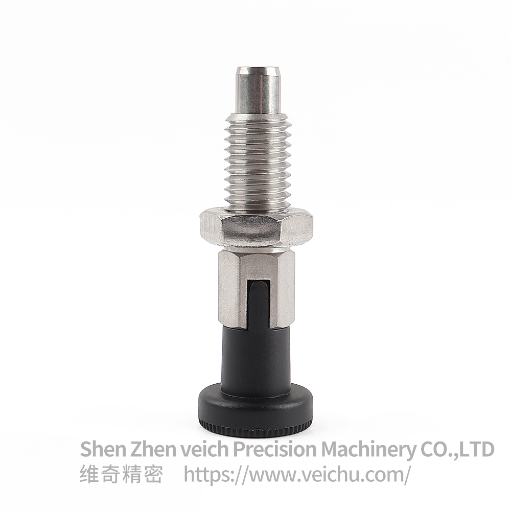 VCN217-YNK Gold Knob Stainless Steel Indexing Plungers