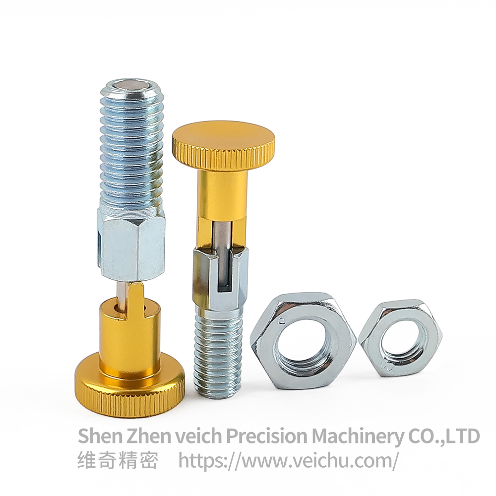 VCN217-CK -Gold Carbon Steel Indexing Plungers