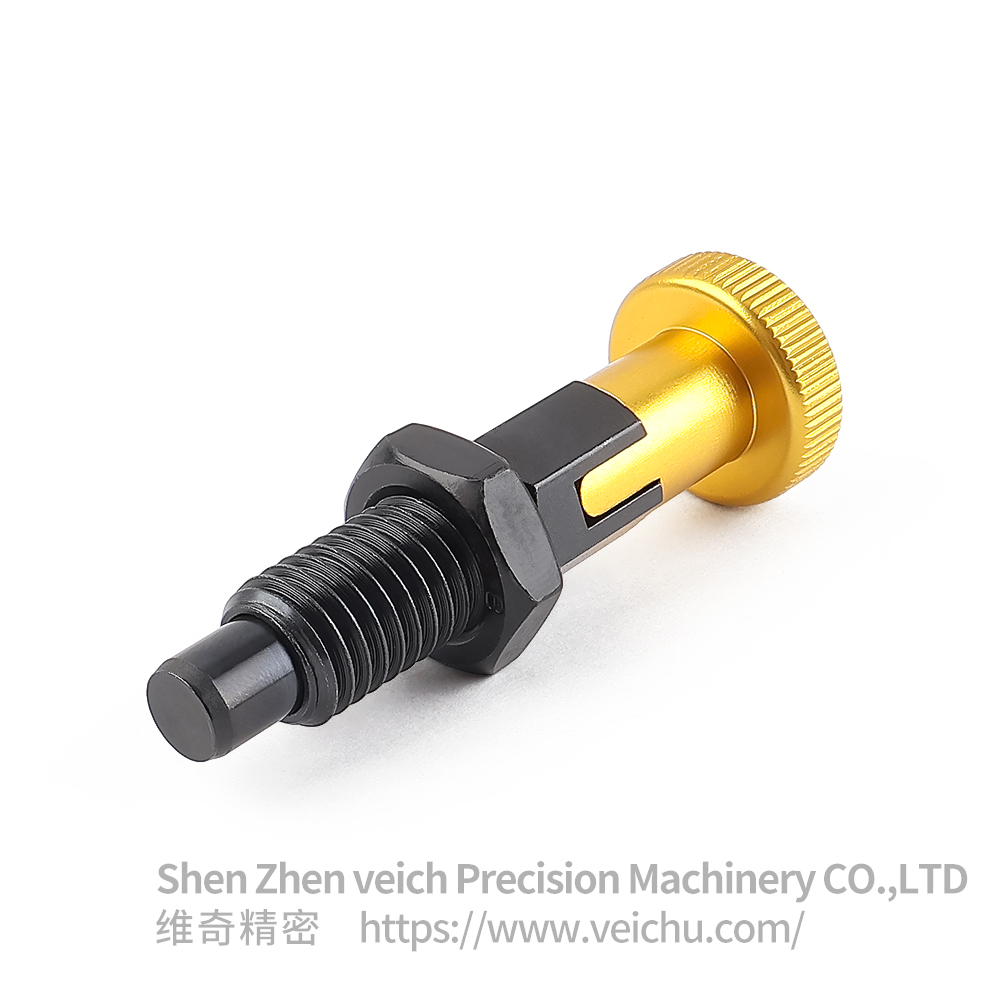 VCN217-CPK-Gold Rest Position Type Carbon Steel Indexing Plungers