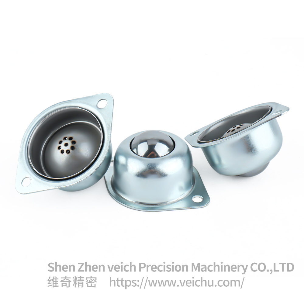 VCN348-80 Carbon Steel Ball Rollers with Flange