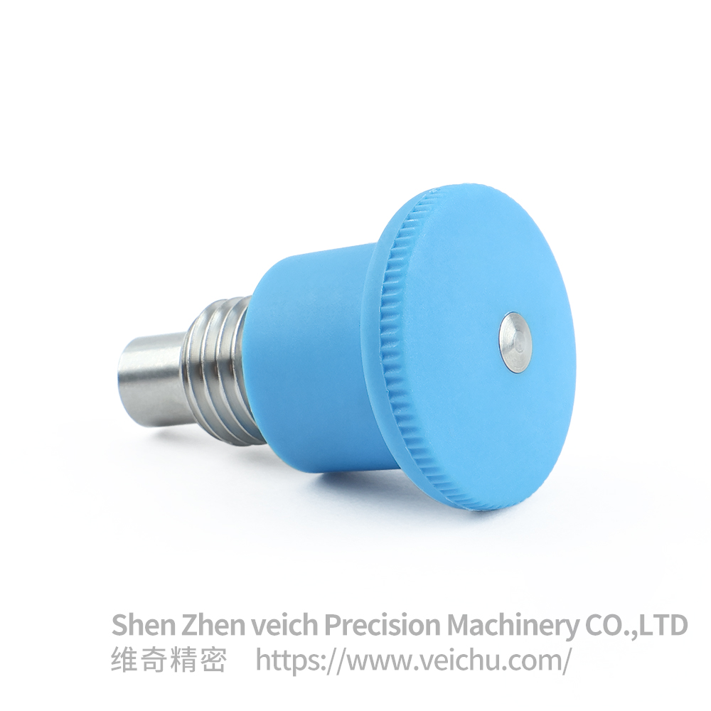 VCN218-BN /MBN Blue Handle Stainless Steel Mini Indexing Plunger