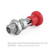 VCN221-CNK-Red Stainless Steel Nylon6 Knob Self-locking Indexing Plunger