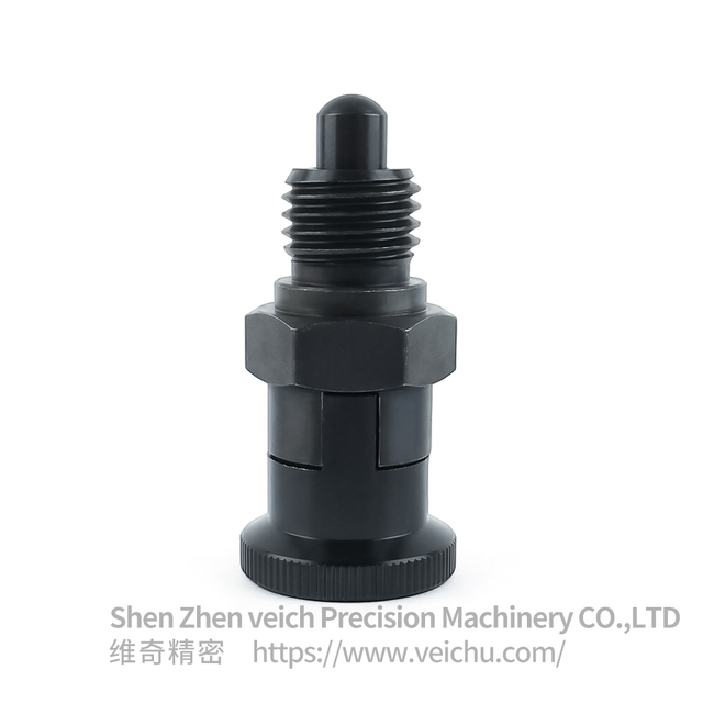 VCN215-C Carbon Steel Aluminum Knob Hand-Retractable Plungers