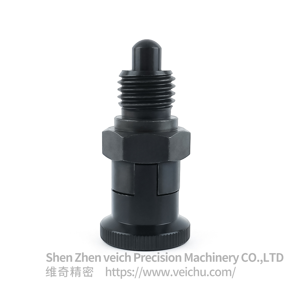 VCN215-C Carbon Steel Aluminum Knob Hand-Retractable Plungers