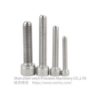 VCN418.1-SS Stainless Steel Ball Screw with Hexagon Socket Base