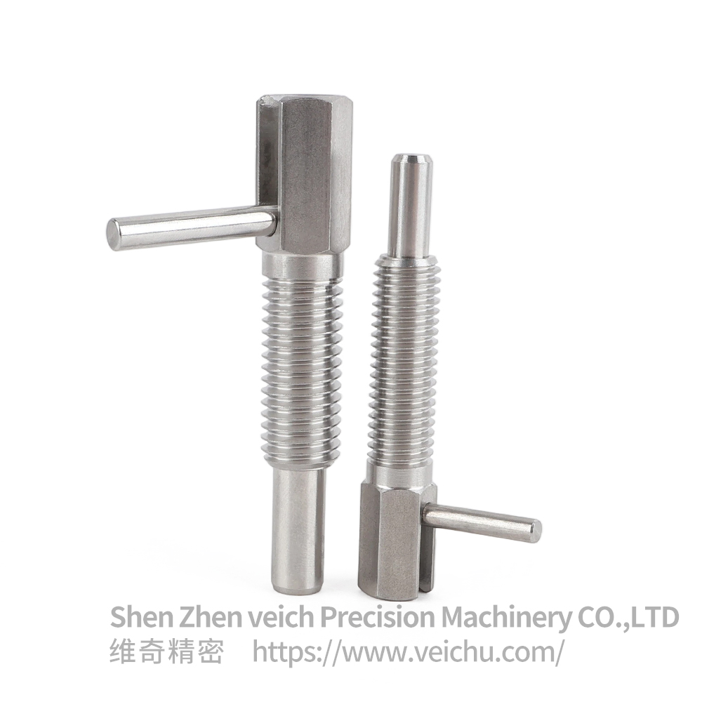 VCN233-CN Stainless Steel L-handle Type Spring Loaded Plunger
