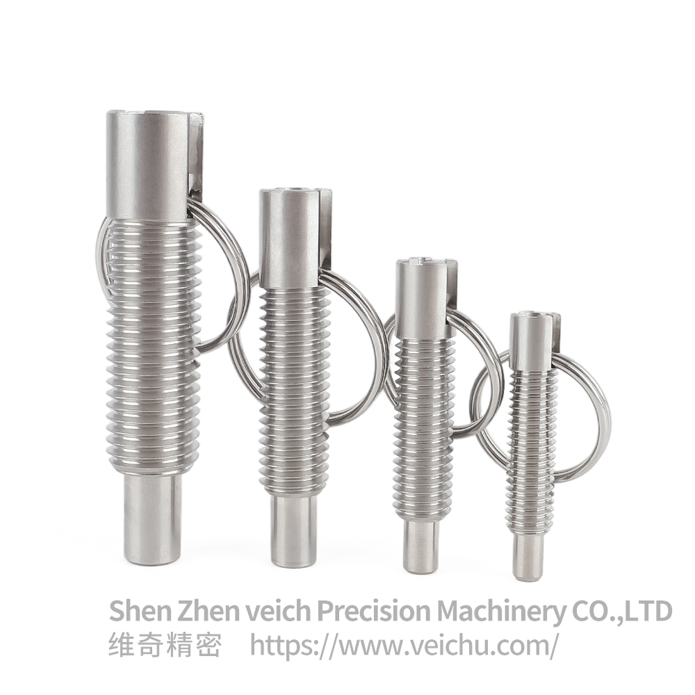 VCN234-CN Stainless Steel Ring-Pull Indexing Plungers