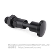 VCN210-CK-Flat Pin Carbon Steel Aluminum Knob Rest Position Type Spring Plunger