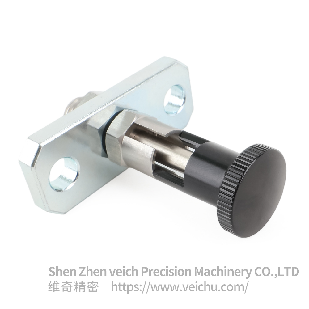 VCN242-CNK Stainless Steel Rest Position Type Spring Loaded Plunger with Flange