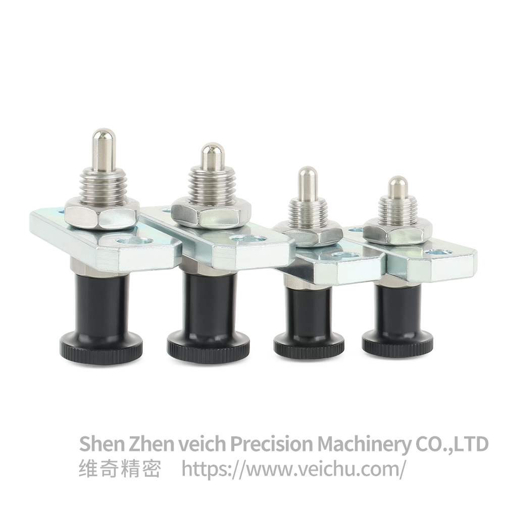 VCN242-BNK Stainless Steel Return type Spring Loaded Plunger with Flange