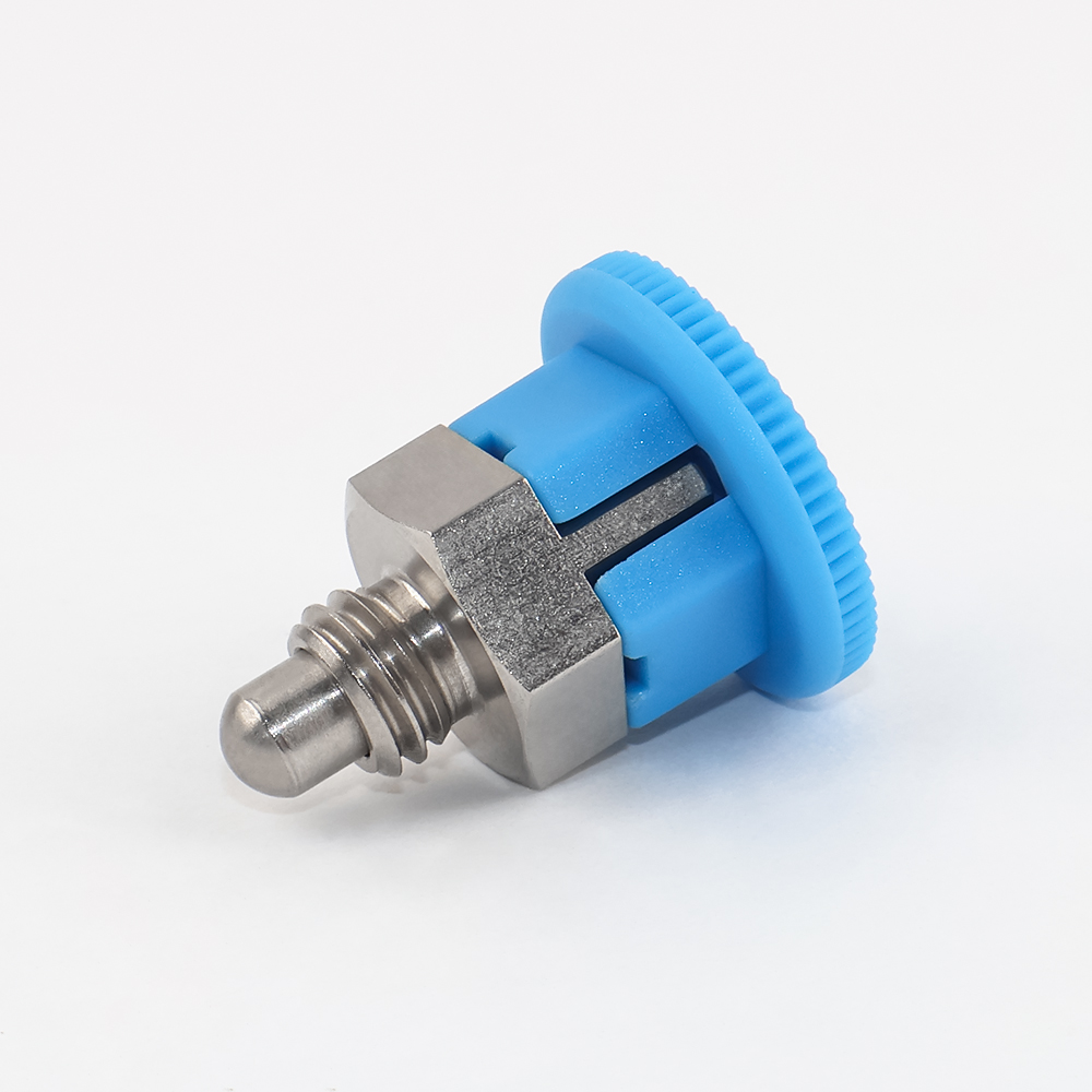 VCN213 Spring Loaded Indexing Plunger - Compact, Self-Locking Type
