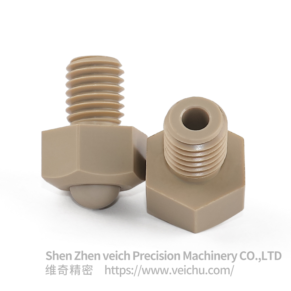 VCN324 PEEK Ball Rollers with Threaded Rod