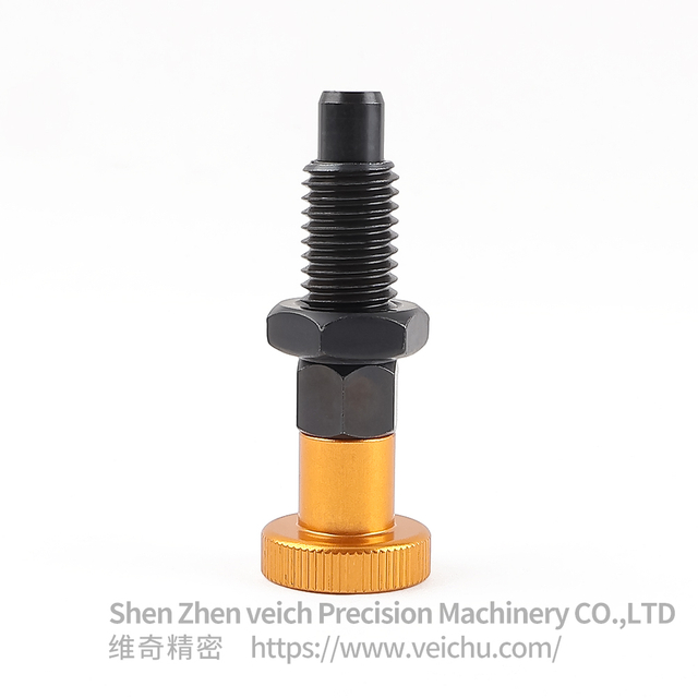 VCN217-BPK-Gold Carbon Steel Return Type Spring Plungers