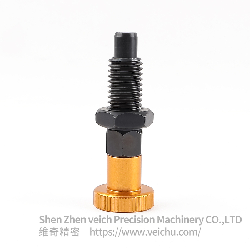 VCN217-BPK-Gold Carbon Steel Return Type Spring Plungers