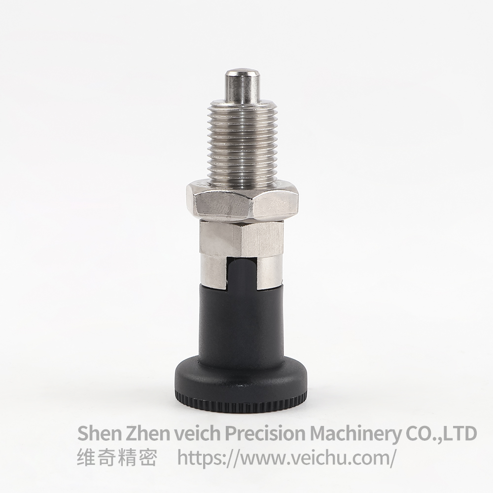 VCN220-CNK Nylon Knob Dowel Spring Loaded Plunger