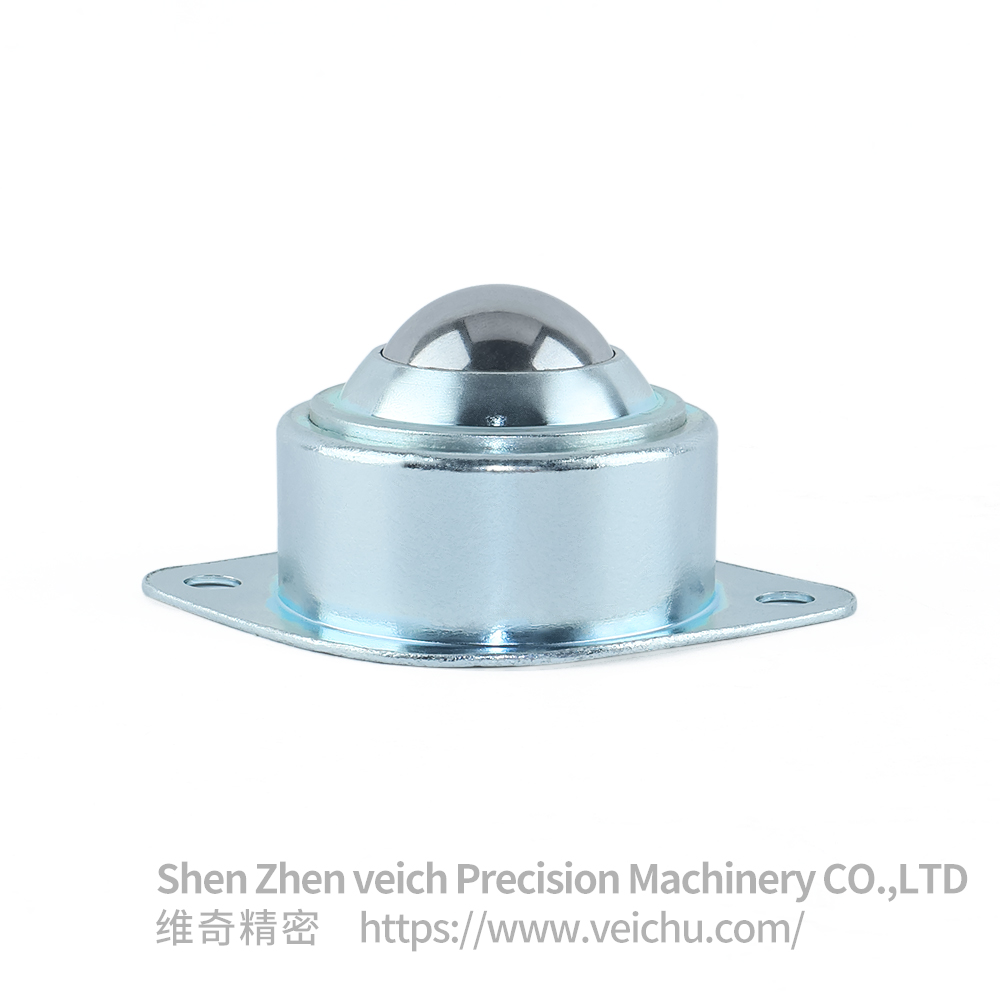 VCN348-120 Carbon Steel Conveyor Ball Rollers With dust exhaust holes