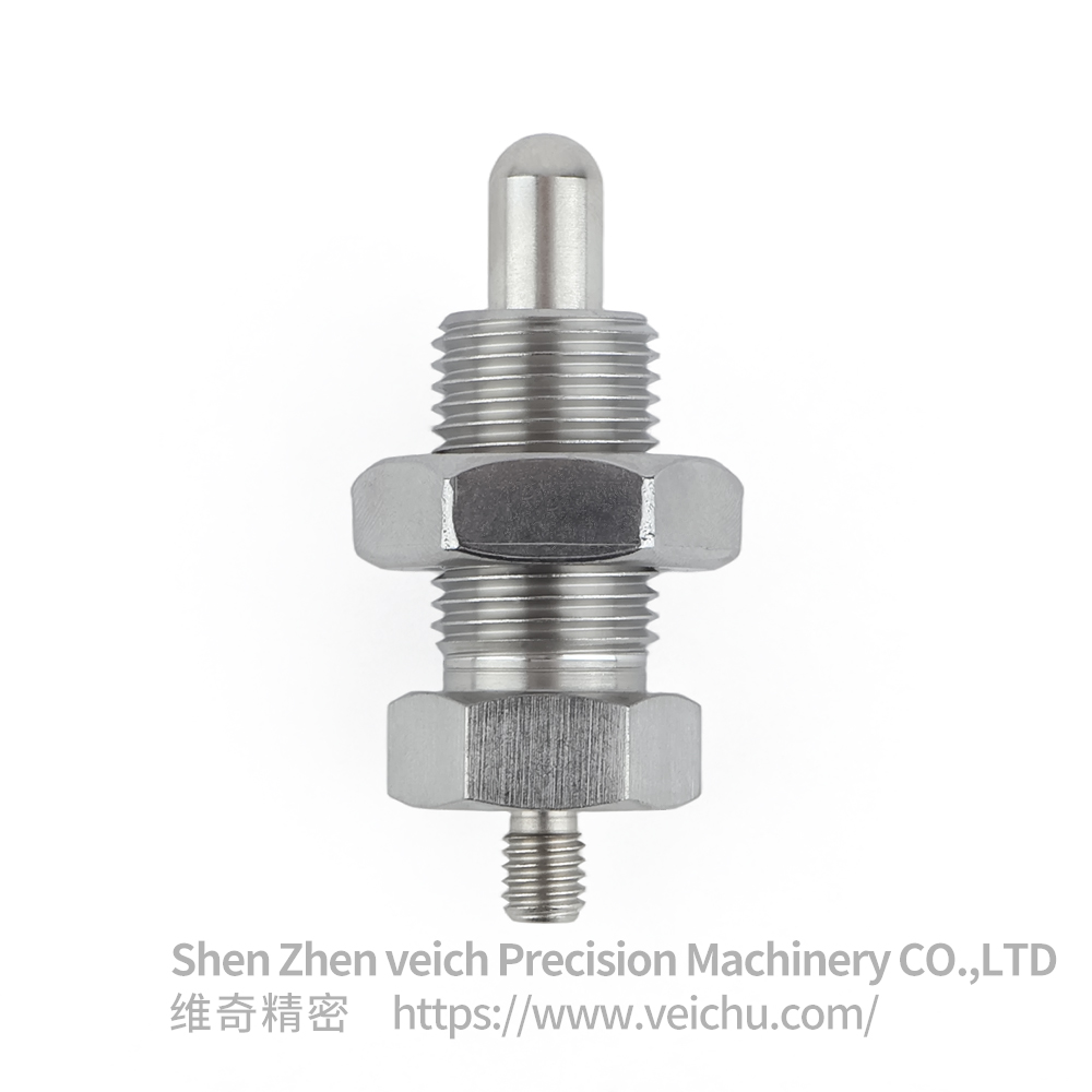 VCN224-GNK- Stainless Steel Precision Indexing Plunger without Knob