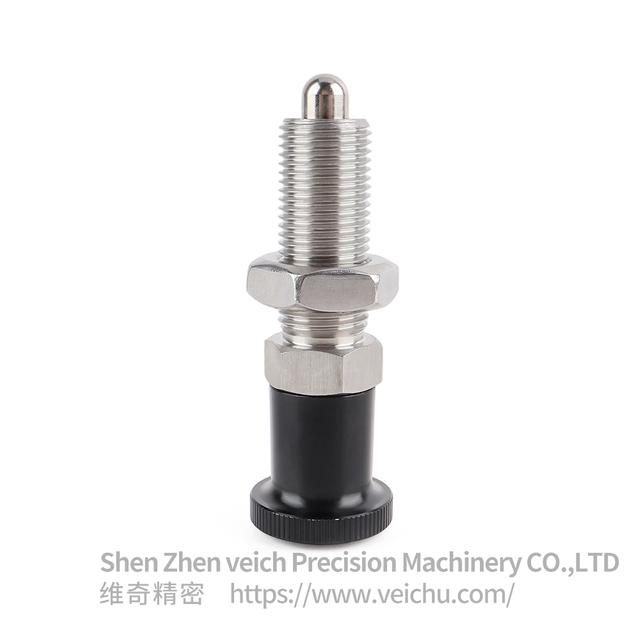 VCN212-BNK Stainless Steel Aluminum Knob Hand-Retractable Plungers