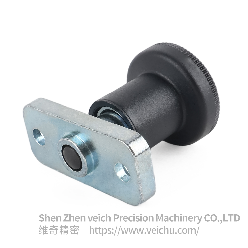 VCN232-C Rest position Carbon Steel Spring Loaded Plunger with Flange