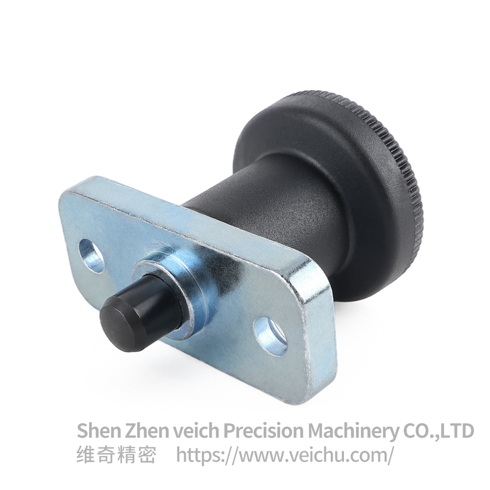 VCN232-B Return Type Carbon Steel Spring Loaded Plunger with Flange