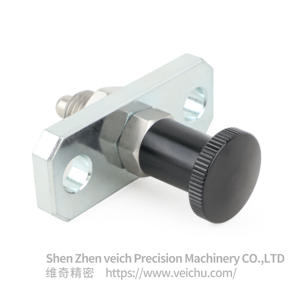 VCN242-BNK Stainless Steel Return type Spring Loaded Plunger with Flange