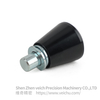 VCN521 Precision Aluminum Spring Plunger, Conical Handle Design
