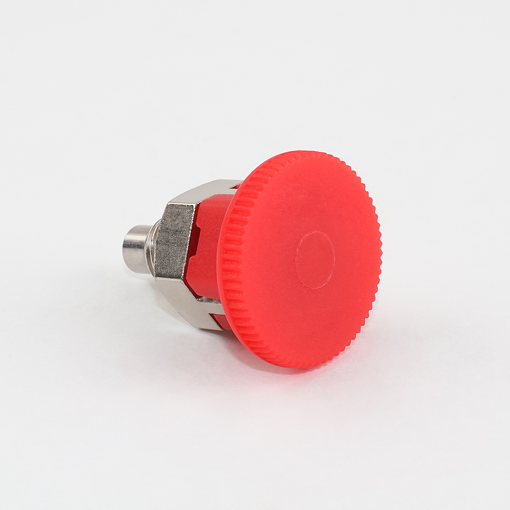 VCN213 Plastic Knob Indexing Plunger - Nickle Plating