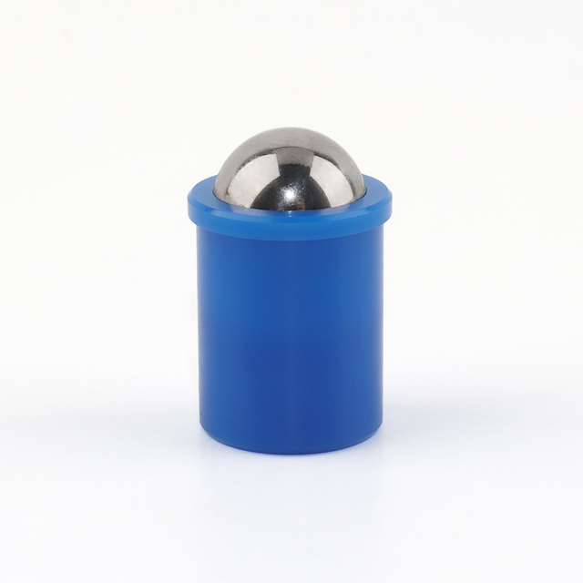 VCN410-NPS POM Ball Plunger - Press Fit,Flange