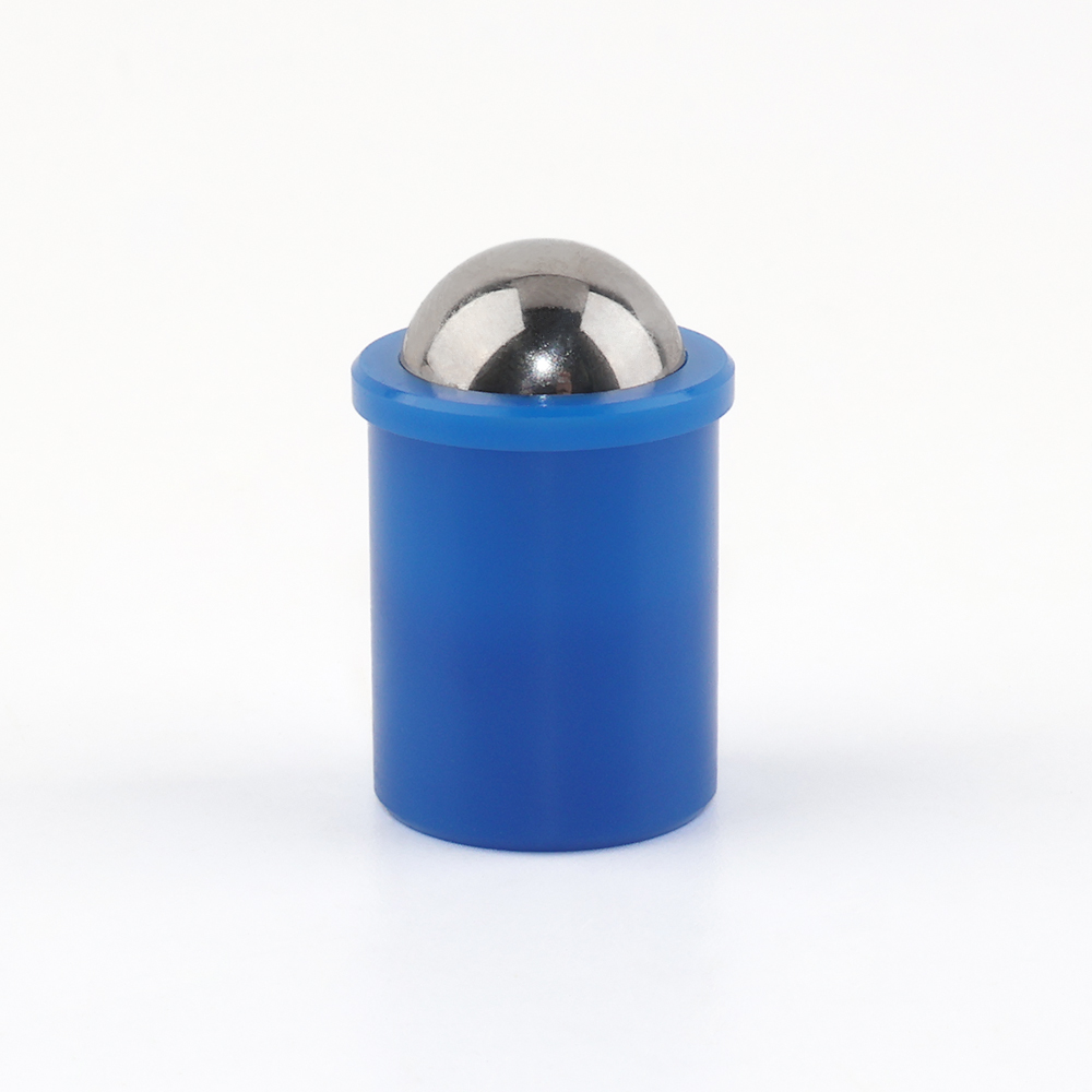 VCN410-NPS POM Ball Plunger - Press Fit,Flange