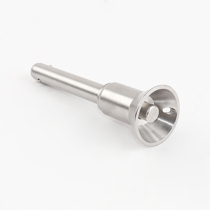 VCN122 Ball Lock Safety Pin with Horn-Shaped Handle