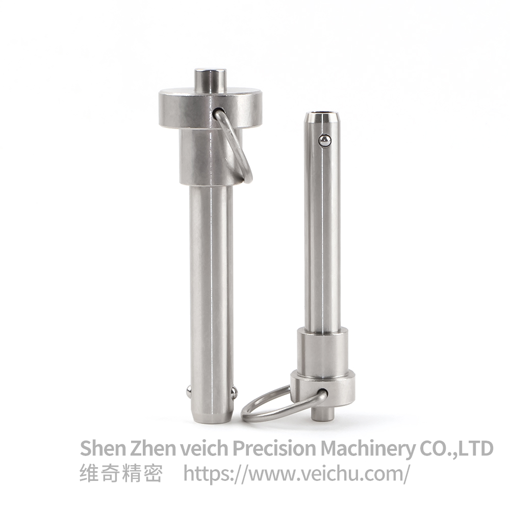 VCN112 All Stainless Steel Push Button Ball Lock Pin