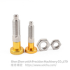 VCN217-BNK-Gold Stainless Steel Return Type Hand-Retractable Plungers