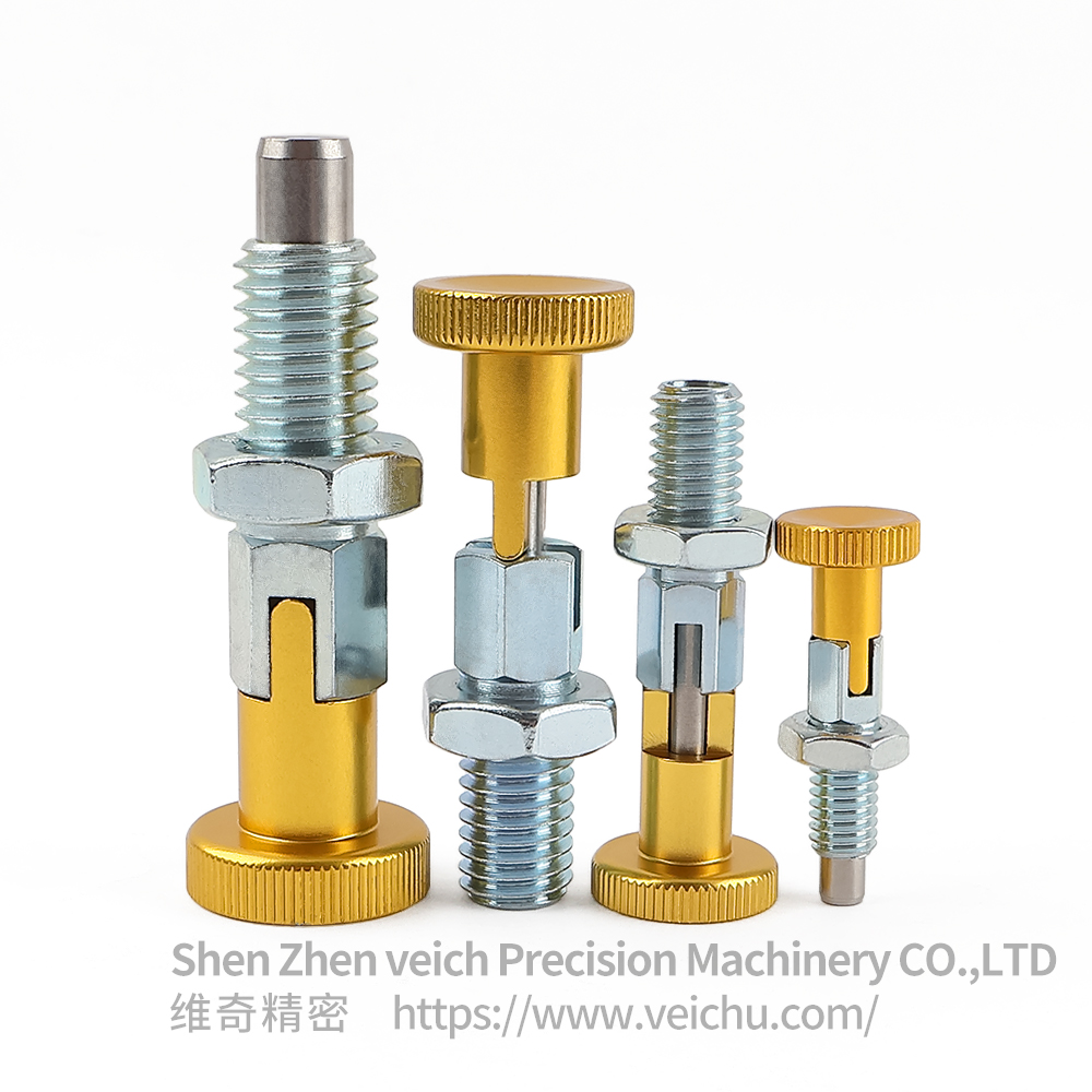 VCN217-CK -Gold Carbon Steel Indexing Plungers