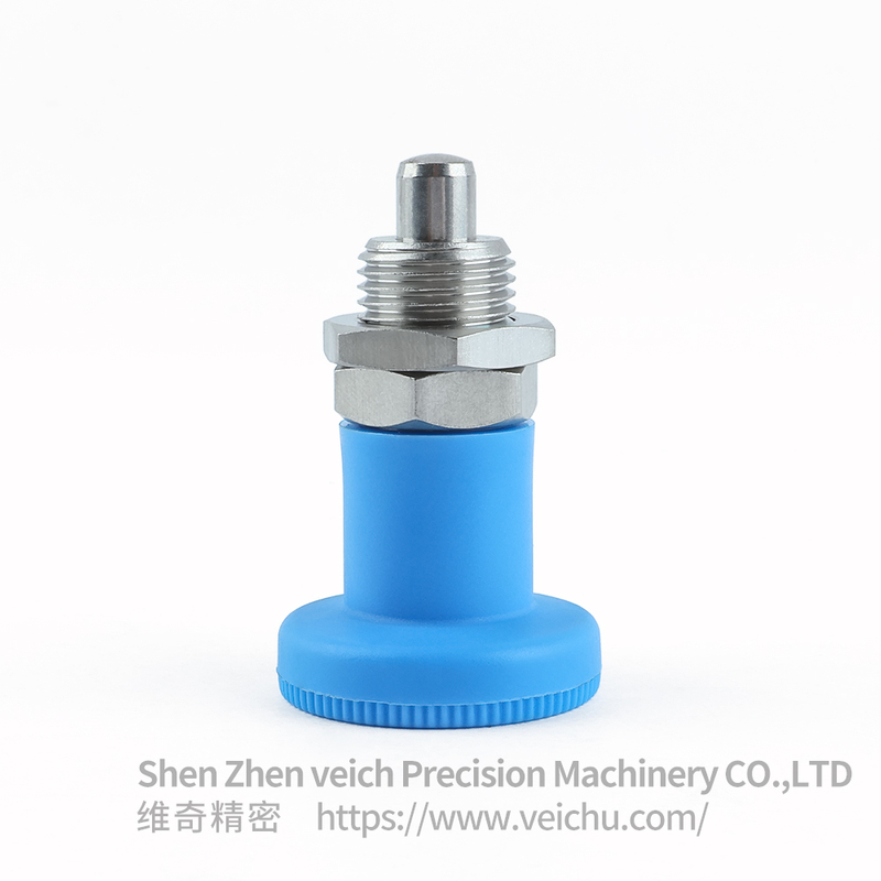 VCN216-BNK-Blue Stainless Steel Spring Loaded Plunger