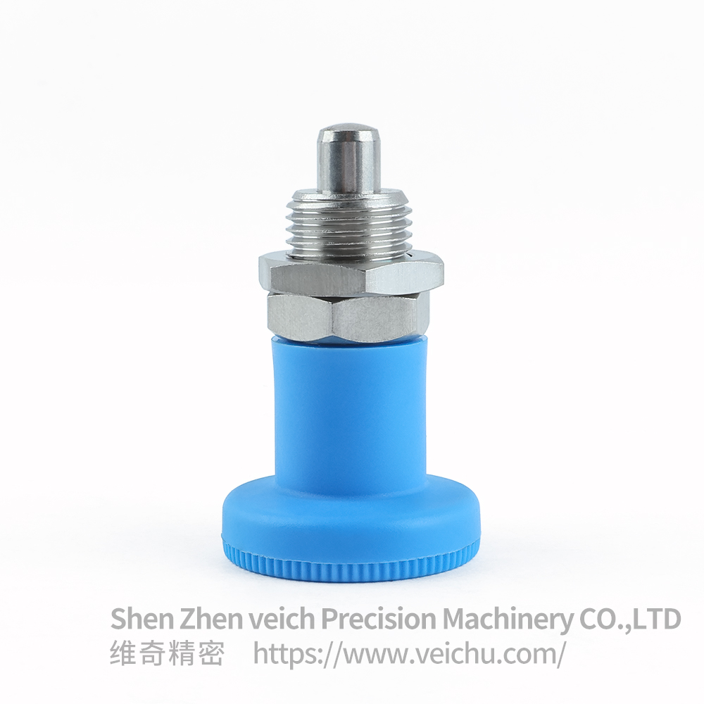 VCN216-BNK-Blue Stainless Steel Spring Loaded Plunger