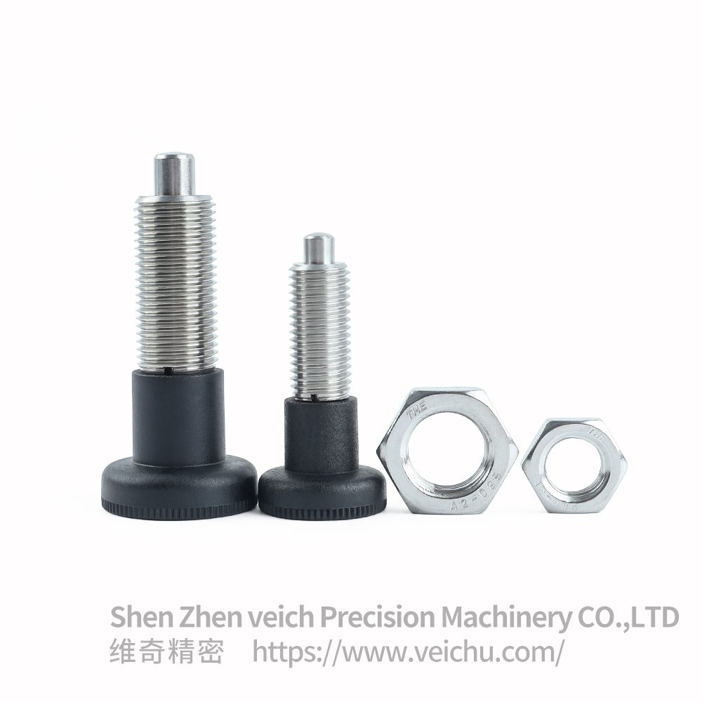 VCN219-BNK-Black Nylon Knob Precision Indexing Plunger