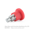 VCN218-BN /MBN Red Handle Stainless Steel Self-locking Type Spring Plungers