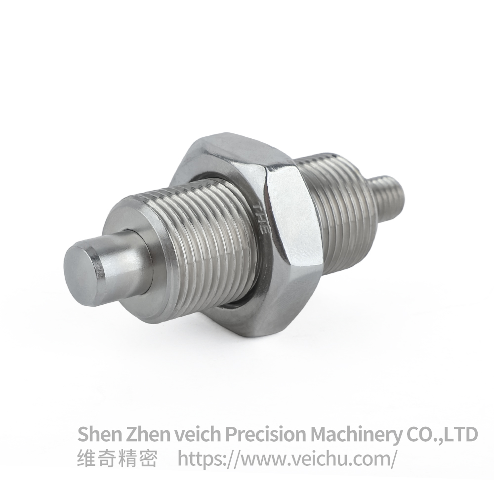 VCN222-GNK- Stainless Steel Precision Indexing Plunger without Knob