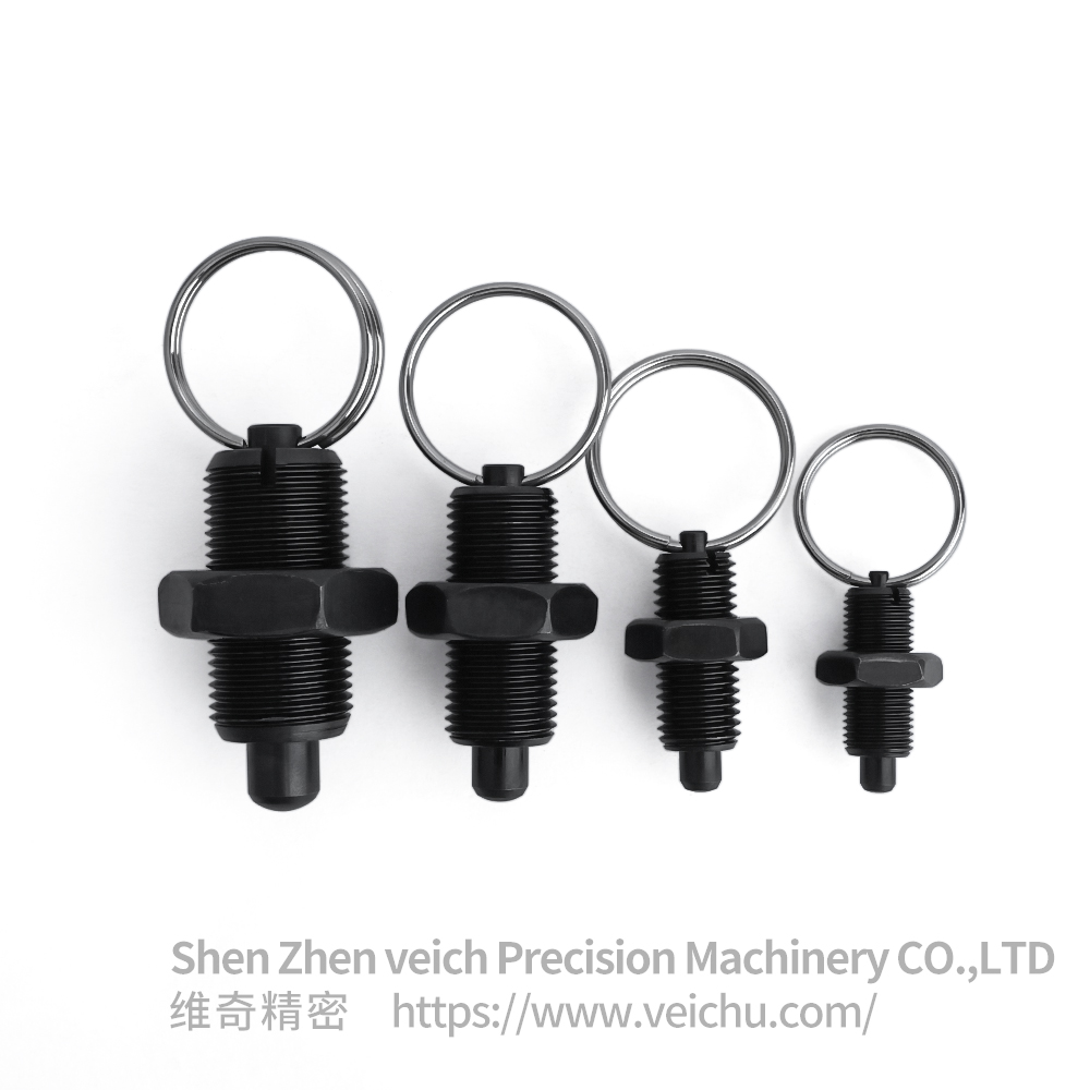 VCN236-LK Carbon Steel Pull Ring Spring-Loaded Positioning Pins